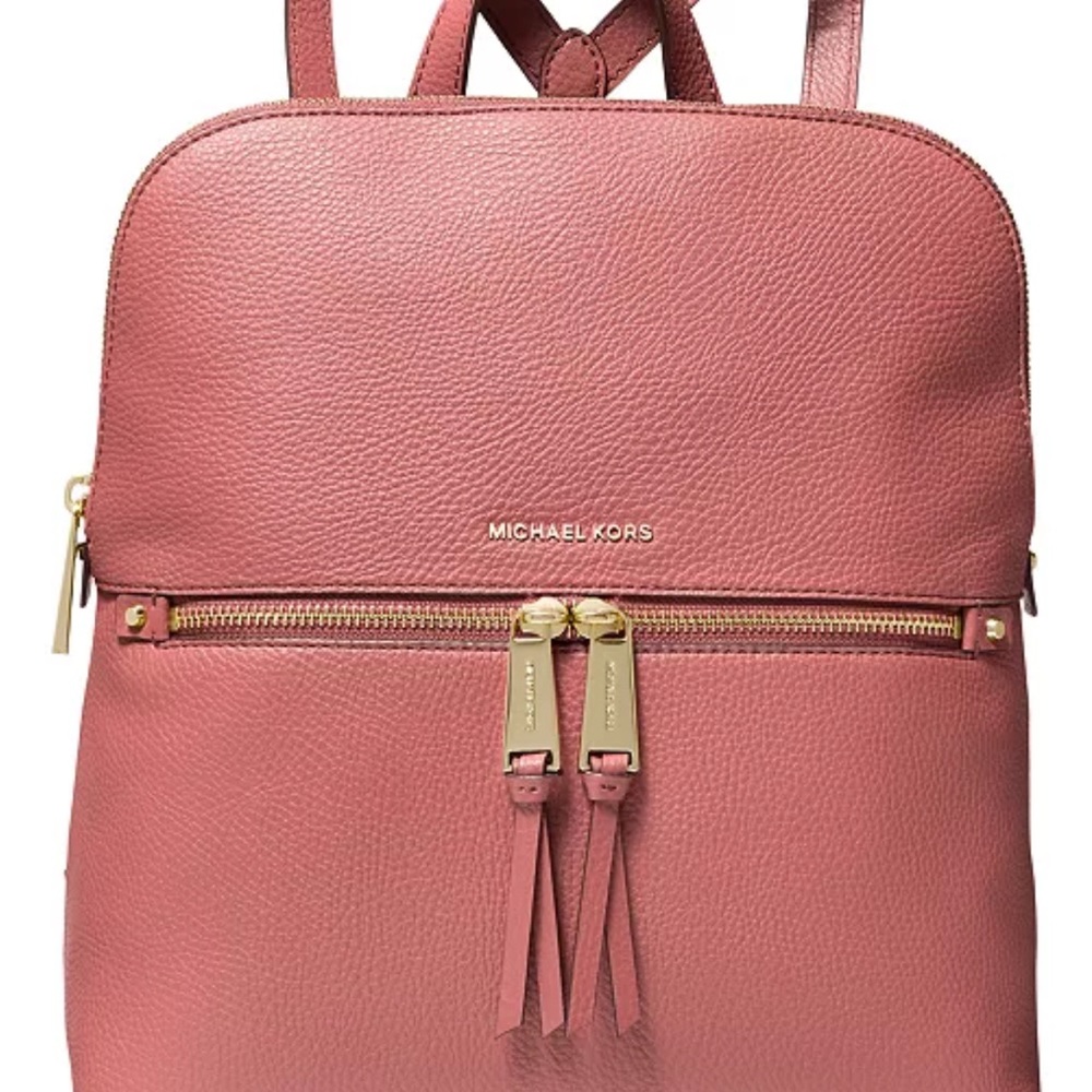 Michael Kors Rose Leather Backpack